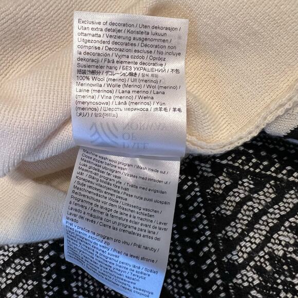 DALE OF NORWAY Geilo Sweater Merino Wool Nordic Half Zip in Cream Women’s Medium - Picture 13 of 14